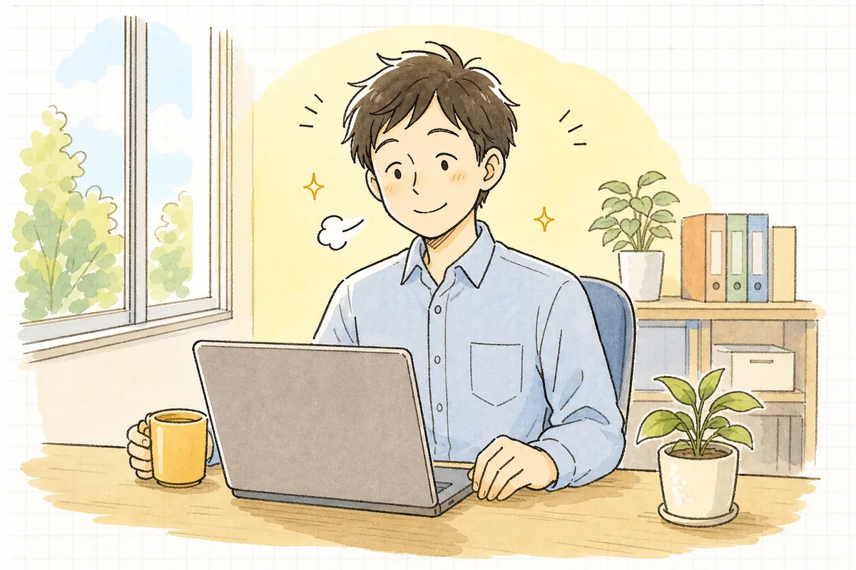 毎朝届く更新ファイルの一覧に異常がないことを確かめ、静かな安心とともに一日を始めている一人運用の保守担当者